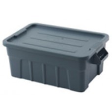 Trust 75Ltr Tote Box Food Grade Grey w Lid EA