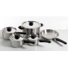 Saucepan Set 5 SS Pce Blk Handle EA