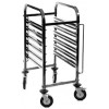 Pan Carrier SS 6 Tier Single Trolley EA