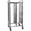 Pan Carrier SS 16 Tier Double Trolley EA