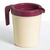 Insulated Jug 1 L Yellow Burgundy EA