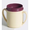 Double Handed Insulated Mug 250ml Yellow Burgundy EA