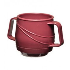 Moderne Double Handle Insulated Mug 250ml Burgundy EA