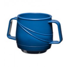Moderne Double Handle Insulated Mug 250ml Blue EA