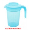 Graduated Jug Blue Tint PP 1Lt EA