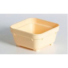 Square Bowl 100mm Yellow EA