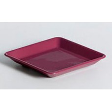 Plate Bread Butter 140 x 140mm Burgundy EA