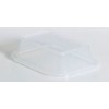 Cover for Tray Rectangular 200 x 135mm Clear EA