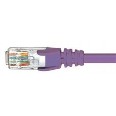 Cabac Patch Lead 2M Cat6 RJ45 Purple EA