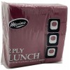 Merino Luncheon Napkin 2Ply Wine Red - Ctn 20 (CT 20)