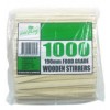 Wooden Stirrers Long 190x6mm PK 1000