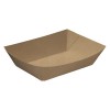 Food Tray No 2 Brown Kraft 110x75 Base x 40mm CT 500