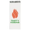 Foil Lined Bag Tasty Kebab 255x100x40 PK 250