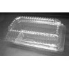 Clear Bar Cake Large w Hinged Lid 240x145x130mm CT 500