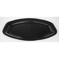 Black Platter 20in Oval CT 40