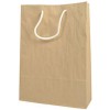 Wine Bottle Bag Natural Triple w Rope Handles CT 100