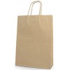 Wine Bottle Bag Natural Triple w Twist Handles CT 100