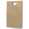 Wine Bottle Bag Natural Triple w Die Cut Handles CT 100