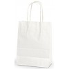 No 6 Petite Carry Bag White w Twist Handles CT 250