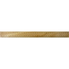 Celco 30cm Wooden Ruler Metric Unpolished EA