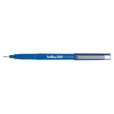 Artline 200 Fine Tip Pen .4mm Blue (PK 12)