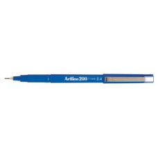 Artline 200 Fine Tip Pen .4mm Blue (PK 12)