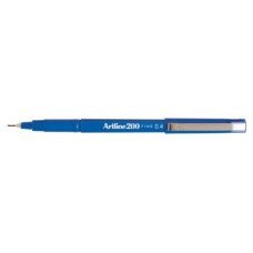 Artline 200 Fine Tip Pen .4mm Blue (EA)
