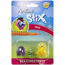 Artline Stix Characters Sea Creatures PK 3