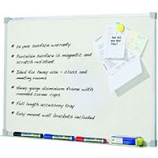 Penrite Porcelian Alum Frame Whiteboard 2400x 1200mm EA