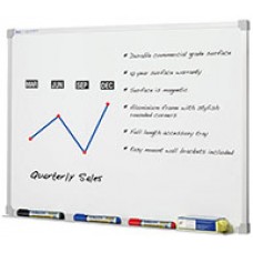 Penrite Premium White Board 900x900 Aluminium Frame EA