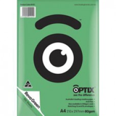 193376 Optix 80gsm A4 Colour Paper Reva Green 129308 EA