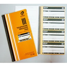 Spiral Telephone and Message Book No 850 Dup Carbonless (EA)