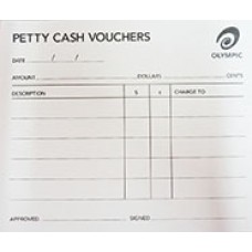 Olympic Petty Cash Voucher 100x120mm Pk 5