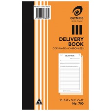 142799 Olympic 700 Delivery Book Duplicate 200x125mm EA