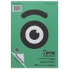 141681 Optix Copy Board 200gsm A4 Reve Green PK 100