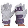 Candy Stripe Gloves Gen Purpose Leather Calico PK 12