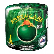 Earthcare 1 Ply Recycled Toilet Tissue 100 Sheet CT 48