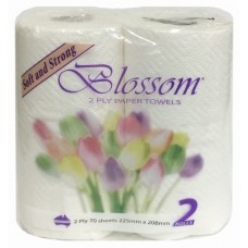 Blossom 2Ply Paper Towels 70s PK 2