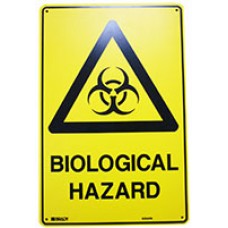 Biological Hazard Sign 300x450 Poly EA