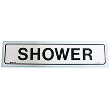 Shower Sign 200 x 45 Self Stick EA