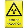 Risk of Radiation Sign 300x450 Poly EA
