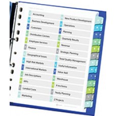 Avery Readyindex A-Z Dividers PP A4 EA