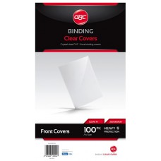 GBC Binding Cover Clear A4 200mic PK100
