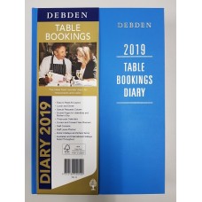 Debden Table Bookings Diary 2019 A4 2 PDay EA