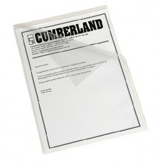 Letter File Cumberland A4 Clear HD 200 Micron PK 25