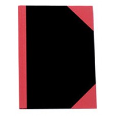 Collins Red and Black Notebook A6 Feint Ruled EA