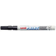 Uni Paint Marker PX21 Black 1.2mm Bullet PK 12
