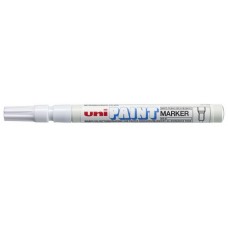 13158 Uni Paint Marker PX21 White 1.2mm Bullet EA