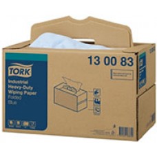 Tork Heavy Duty Industrial Wiping Paper Blue Handy Box CT 200