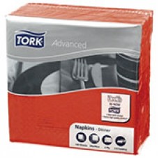 Tork Adv Napkin 2Ply Dinner Red Pkt100